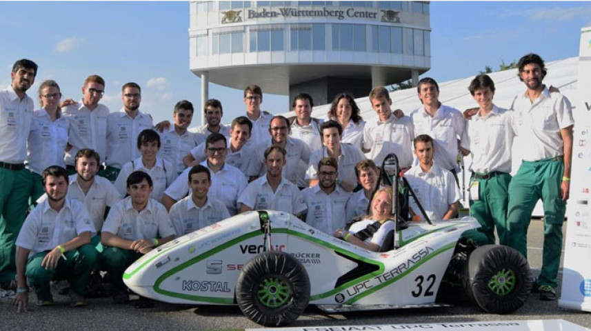 Sponsored by Muelles CROM® , UPC's ecoRZ electric car triumphs in Australia